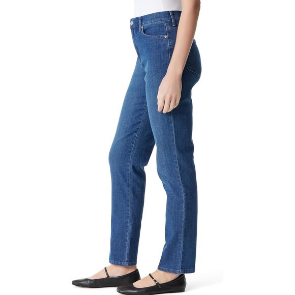 NWT 2-Pair Gloria Vanderbilt Women's Classic Tapered Amanda Jeans 8P Average - Picture 2 of 8